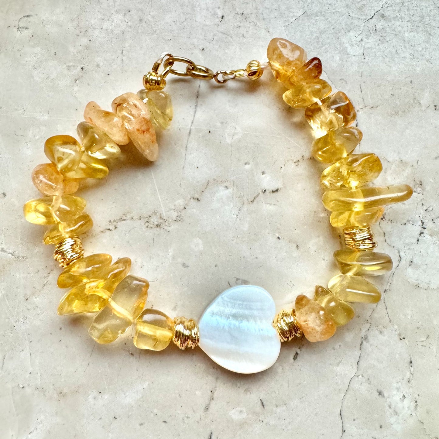 Bransoletka Citrine Heartbeat