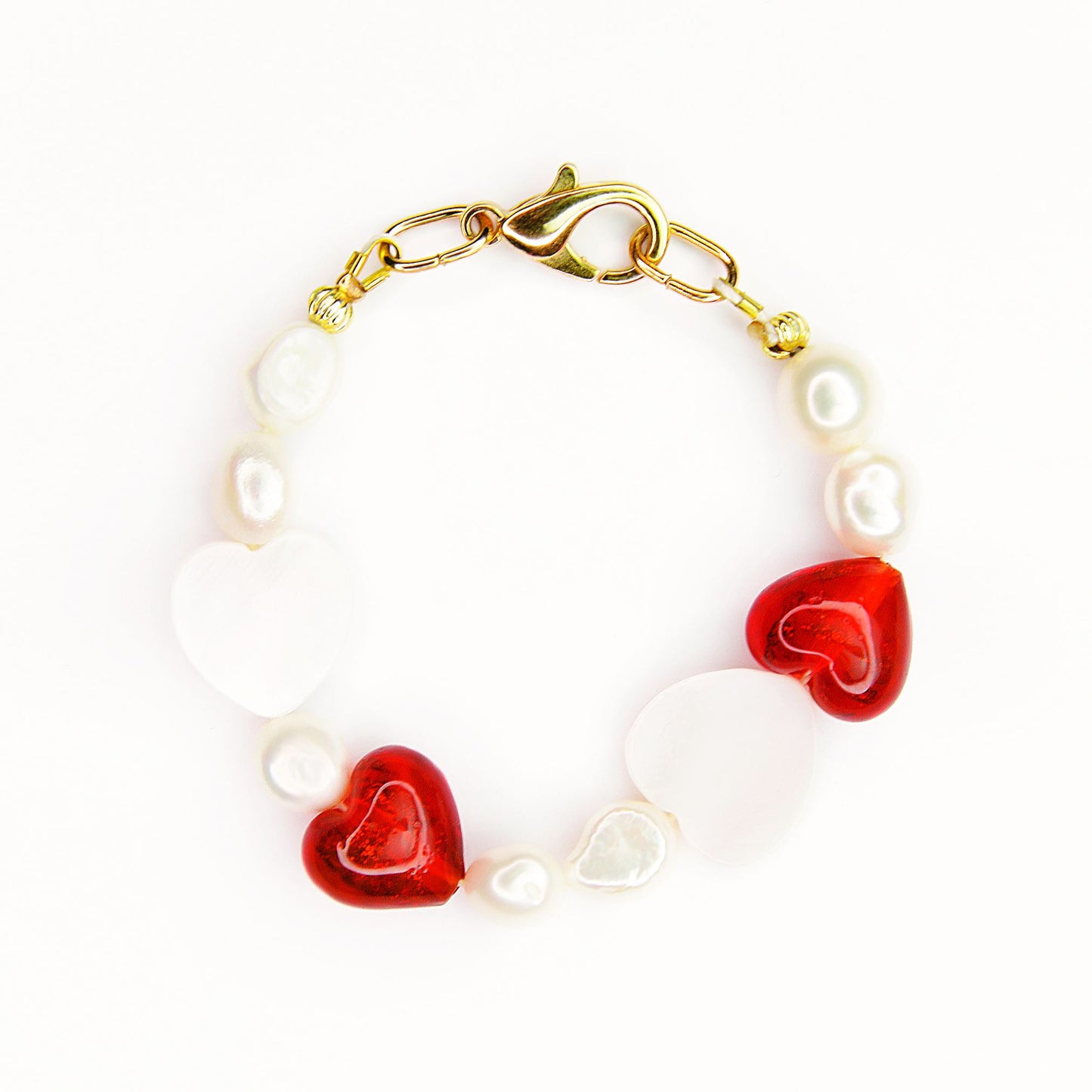 Bransoletka Pearls & Hearts Affair