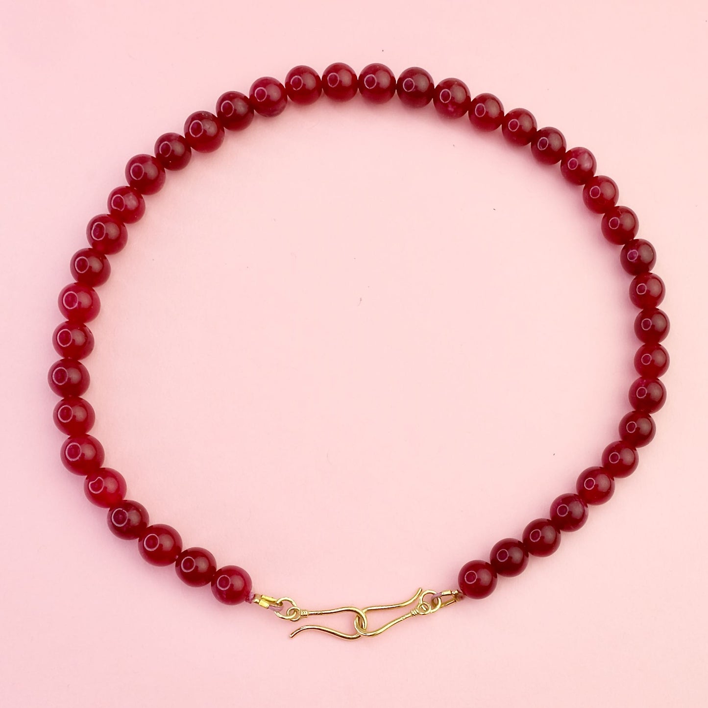 Cherry Jade Harmony Necklace